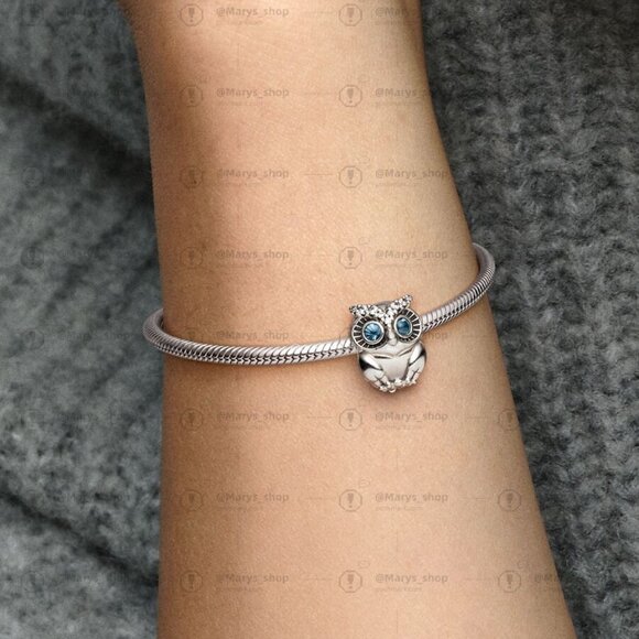 Pandora Sparkling Owl Charm|Pendant - Picture 2 of 2